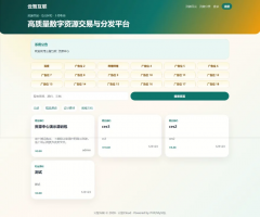云智资源系统源码 – 带支付/积分商城/广告