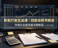付费文章：新股打新实战课｜招股说明书精读，存储企业基本面完整解读