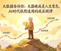 付费文章：大数据告诉你：大器晚成是人生常态，AI 时代依然适用的成长规律