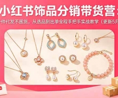 小红书饰品分销带货营：一件代发不囤货，从选品到出单全程手把手实战教学（更新5月）