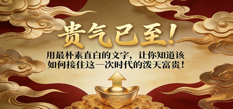 付费文章：贵气已至！用最朴素直白的文字，让你知道该如何接住这一次时代的泼天富贵！-1.jpg