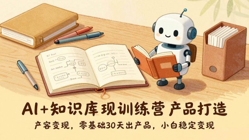 AI+知识库变现训练营，产品打造、内容创作、全平台变现，零基础30天出产品，小白稳定变现-1.jpg