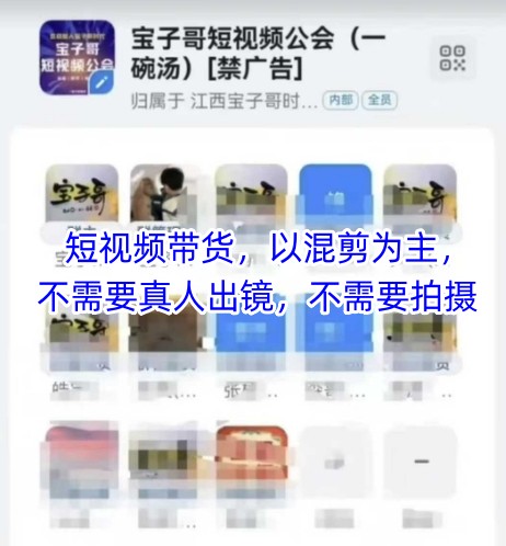 宝子哥头部团队短视频带货，以混剪为主，不需要真人出镜，不需要拍摄【更新26年3月】-1.jpg