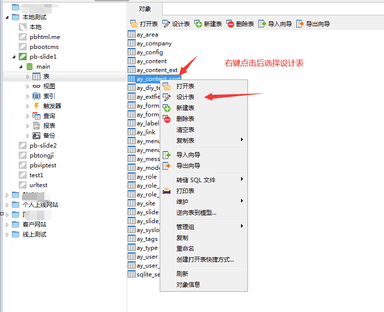PbootCMS内容栏目增添栏目简介字段的方式